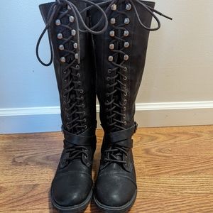 Tall Combat Boots